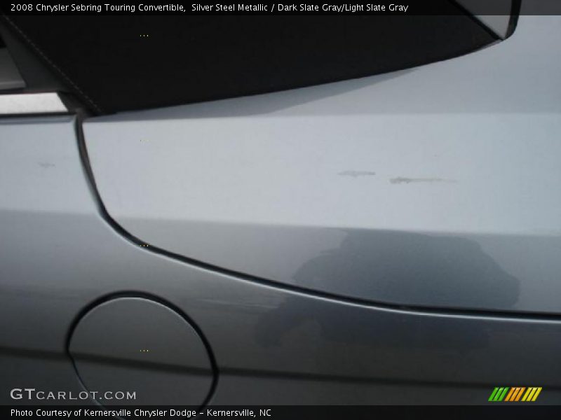 Silver Steel Metallic / Dark Slate Gray/Light Slate Gray 2008 Chrysler Sebring Touring Convertible