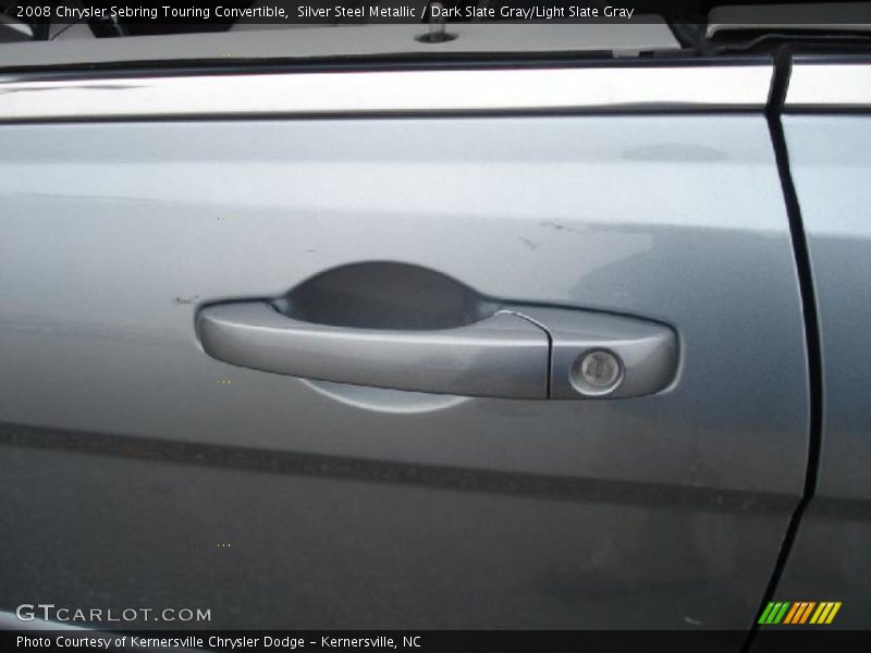 Silver Steel Metallic / Dark Slate Gray/Light Slate Gray 2008 Chrysler Sebring Touring Convertible