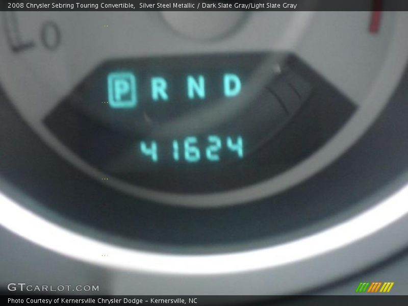 Silver Steel Metallic / Dark Slate Gray/Light Slate Gray 2008 Chrysler Sebring Touring Convertible