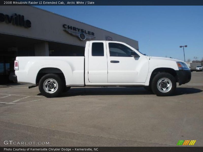 Arctic White / Slate 2008 Mitsubishi Raider LS Extended Cab