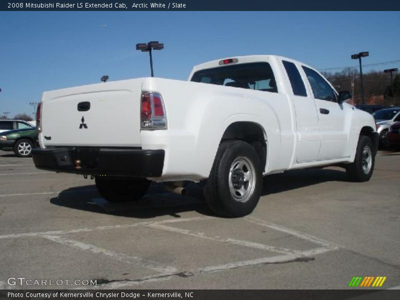 Arctic White / Slate 2008 Mitsubishi Raider LS Extended Cab