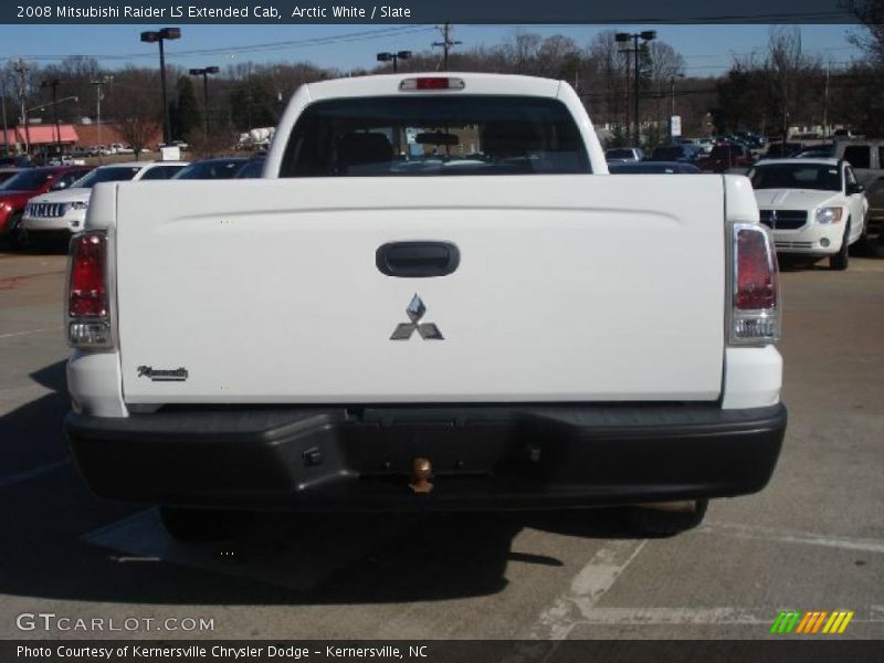 Arctic White / Slate 2008 Mitsubishi Raider LS Extended Cab