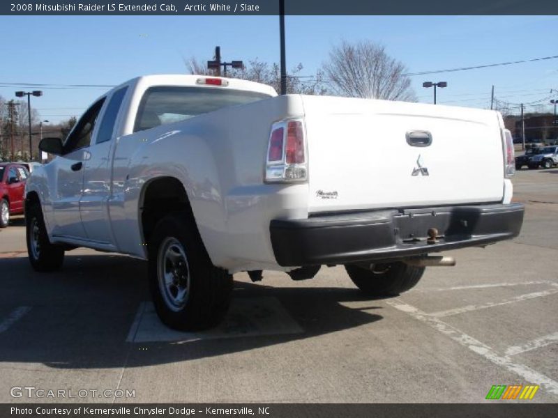 Arctic White / Slate 2008 Mitsubishi Raider LS Extended Cab