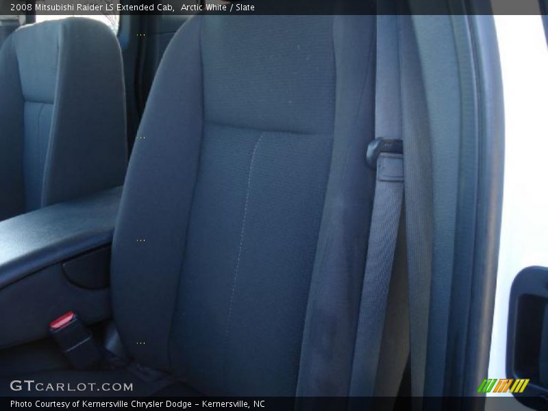Arctic White / Slate 2008 Mitsubishi Raider LS Extended Cab