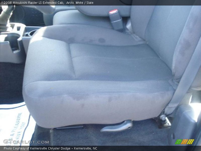 Arctic White / Slate 2008 Mitsubishi Raider LS Extended Cab