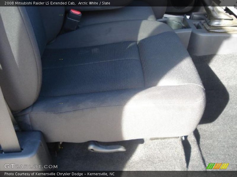 Arctic White / Slate 2008 Mitsubishi Raider LS Extended Cab