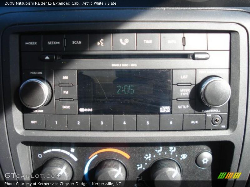 Arctic White / Slate 2008 Mitsubishi Raider LS Extended Cab