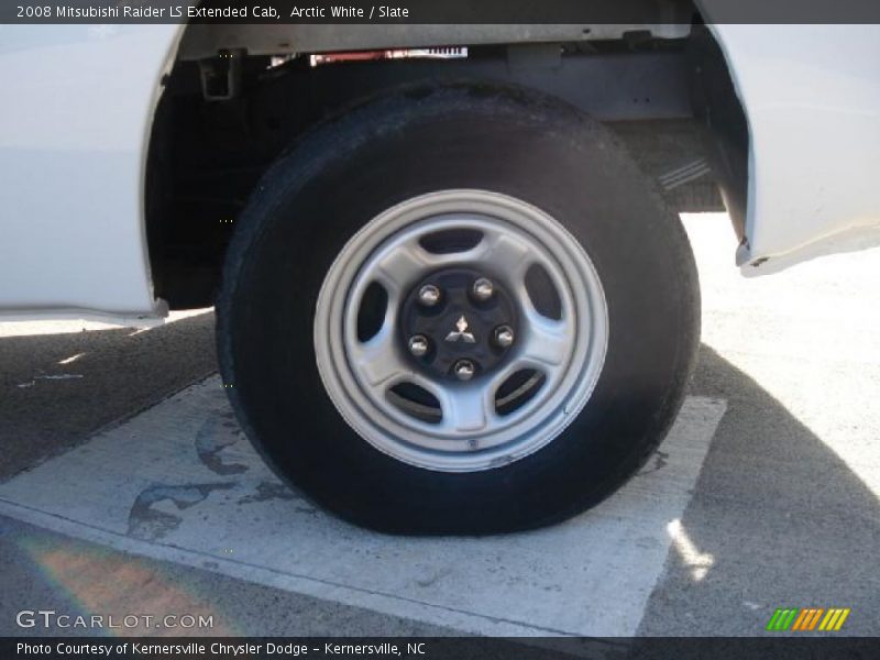 Arctic White / Slate 2008 Mitsubishi Raider LS Extended Cab