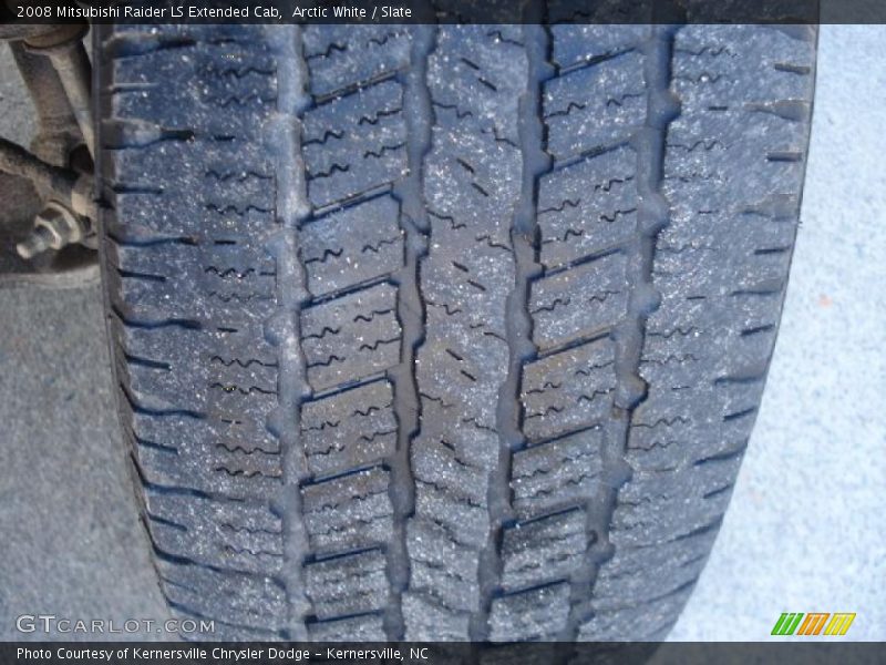 Arctic White / Slate 2008 Mitsubishi Raider LS Extended Cab