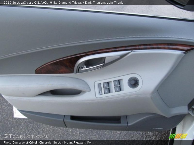 White Diamond Tricoat / Dark Titanium/Light Titanium 2010 Buick LaCrosse CXL AWD
