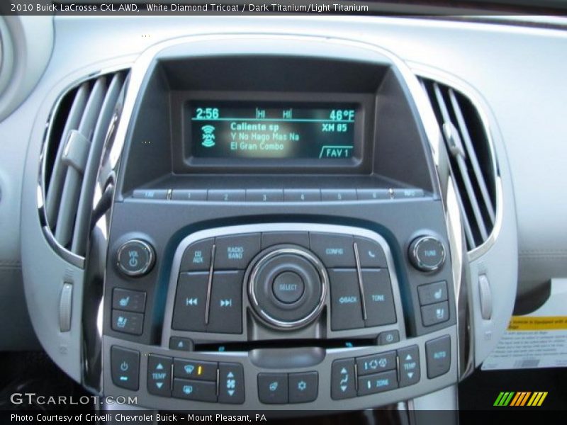 Controls of 2010 LaCrosse CXL AWD