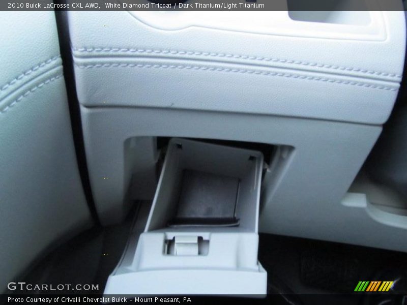 White Diamond Tricoat / Dark Titanium/Light Titanium 2010 Buick LaCrosse CXL AWD