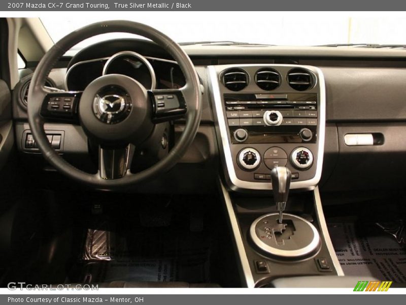 True Silver Metallic / Black 2007 Mazda CX-7 Grand Touring