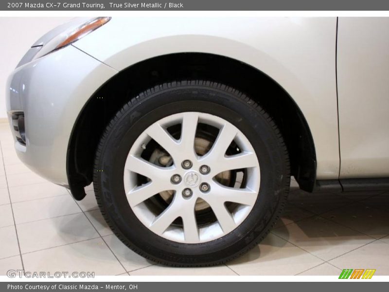 True Silver Metallic / Black 2007 Mazda CX-7 Grand Touring