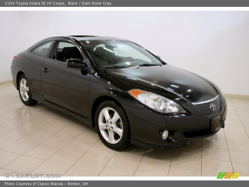 Black / Dark Stone Gray 2004 Toyota Solara SE V6 Coupe