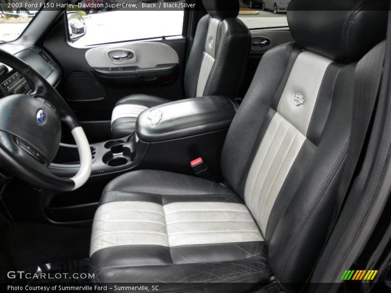  2003 F150 Harley-Davidson SuperCrew Black/Silver Interior