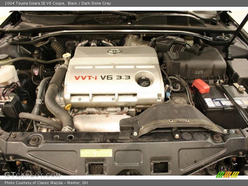 Black / Dark Stone Gray 2004 Toyota Solara SE V6 Coupe