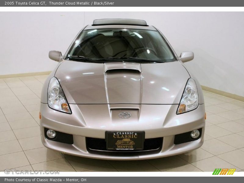 Thunder Cloud Metallic / Black/Silver 2005 Toyota Celica GT