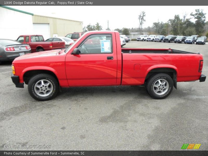  1996 Dakota Regular Cab Poppy Red