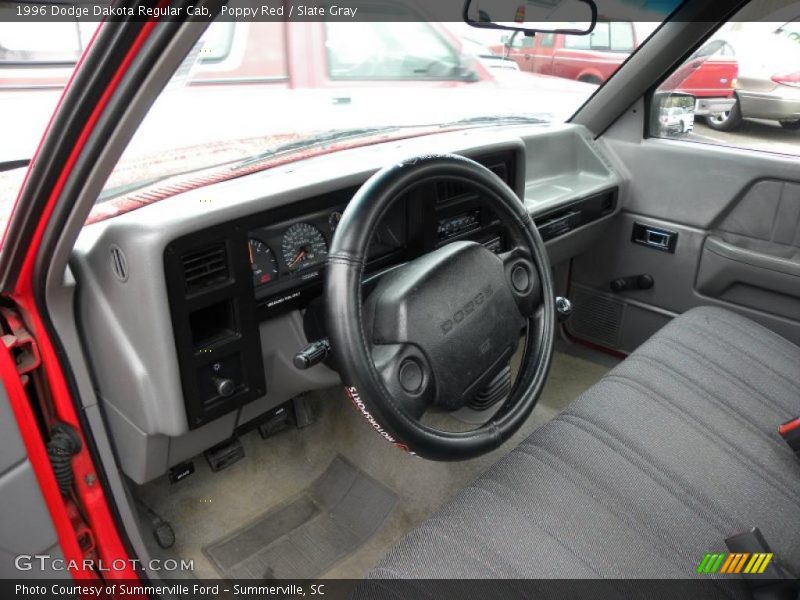 Slate Gray Interior - 1996 Dakota Regular Cab 