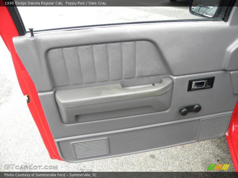 Poppy Red / Slate Gray 1996 Dodge Dakota Regular Cab