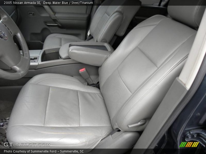 Deep Water Blue / Steel/Titanium 2005 Nissan Armada SE