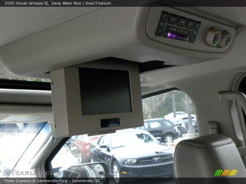 Deep Water Blue / Steel/Titanium 2005 Nissan Armada SE