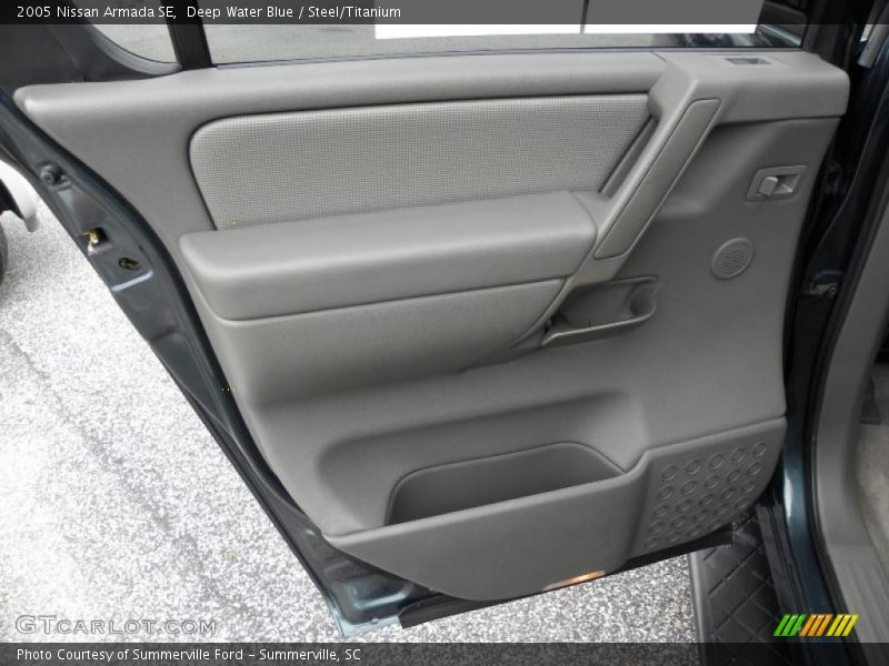 Deep Water Blue / Steel/Titanium 2005 Nissan Armada SE