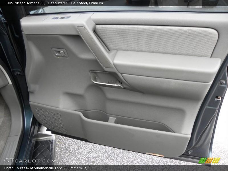 Deep Water Blue / Steel/Titanium 2005 Nissan Armada SE