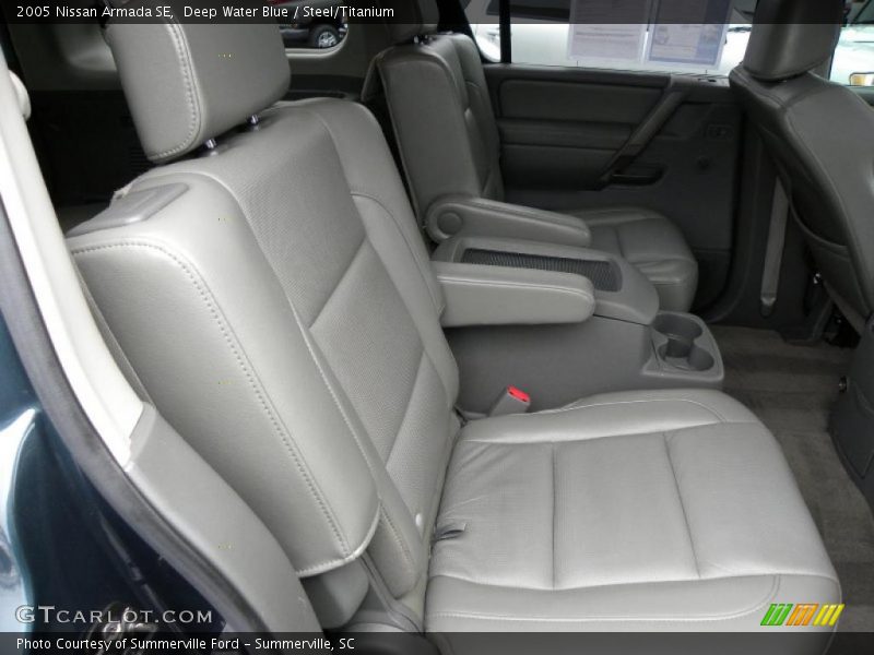 Deep Water Blue / Steel/Titanium 2005 Nissan Armada SE