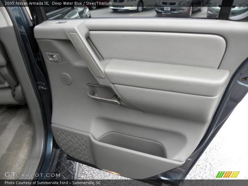 Deep Water Blue / Steel/Titanium 2005 Nissan Armada SE
