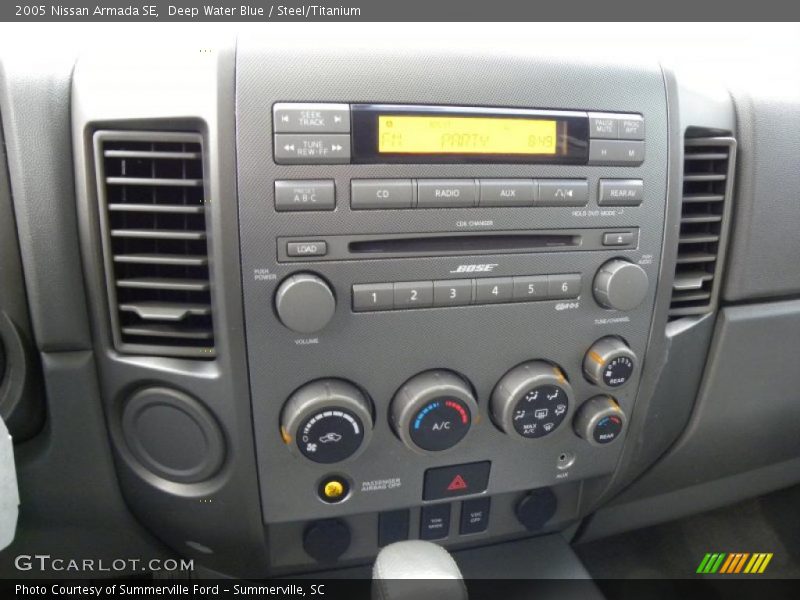 Deep Water Blue / Steel/Titanium 2005 Nissan Armada SE
