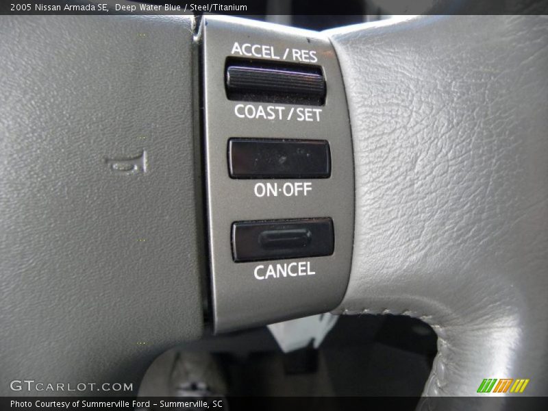 Deep Water Blue / Steel/Titanium 2005 Nissan Armada SE