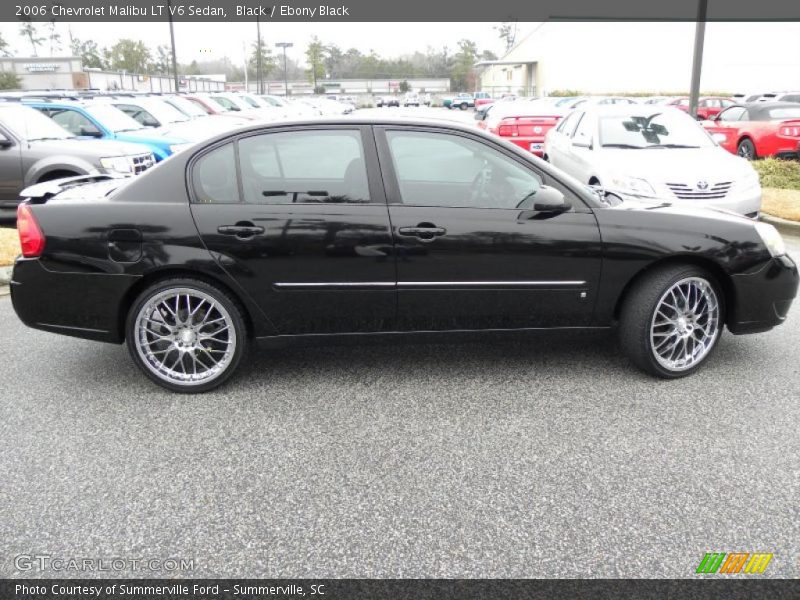 Black / Ebony Black 2006 Chevrolet Malibu LT V6 Sedan