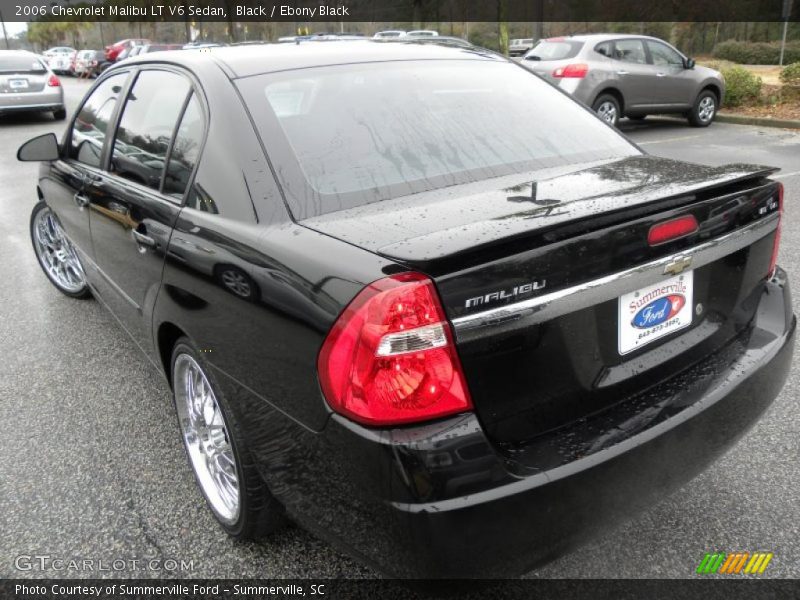 Black / Ebony Black 2006 Chevrolet Malibu LT V6 Sedan