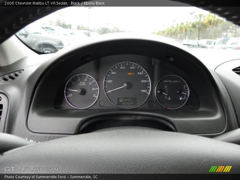 Black / Ebony Black 2006 Chevrolet Malibu LT V6 Sedan