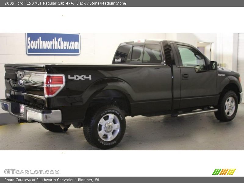 Black / Stone/Medium Stone 2009 Ford F150 XLT Regular Cab 4x4