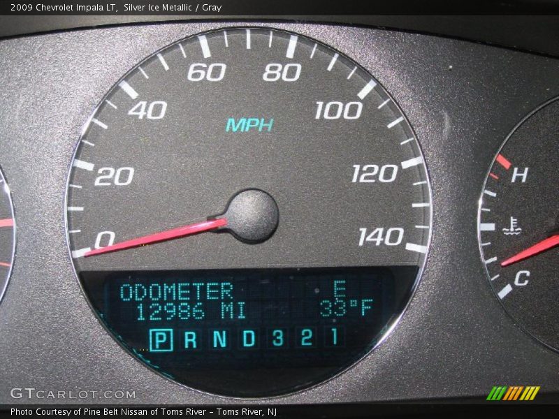 Silver Ice Metallic / Gray 2009 Chevrolet Impala LT