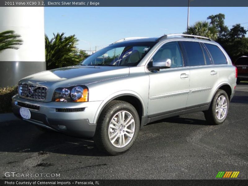 Electric Silver Metallic / Beige 2011 Volvo XC90 3.2