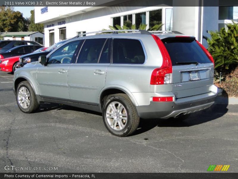 Electric Silver Metallic / Beige 2011 Volvo XC90 3.2