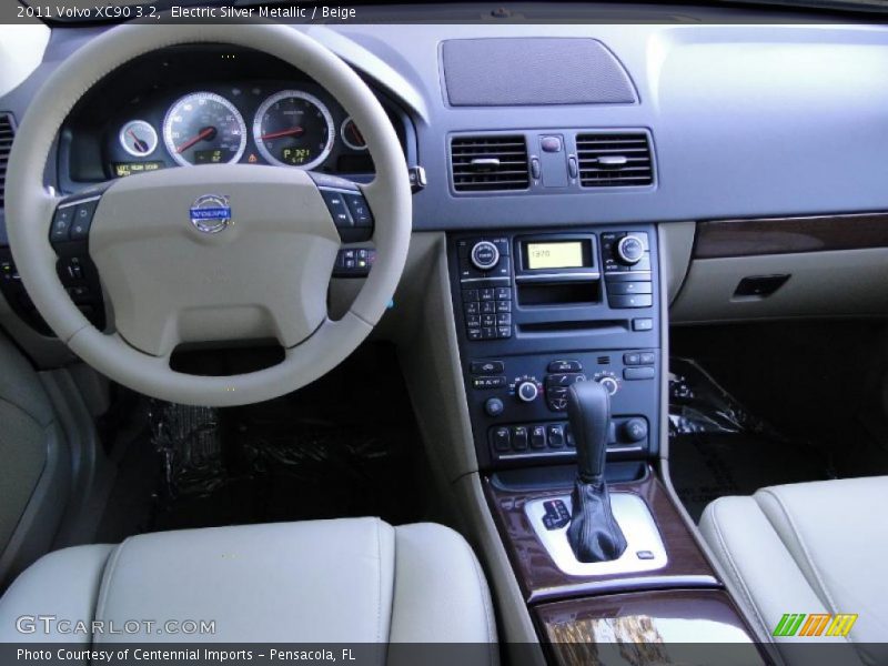 Electric Silver Metallic / Beige 2011 Volvo XC90 3.2