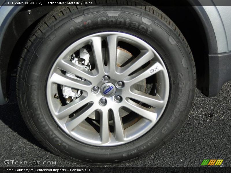 Electric Silver Metallic / Beige 2011 Volvo XC90 3.2