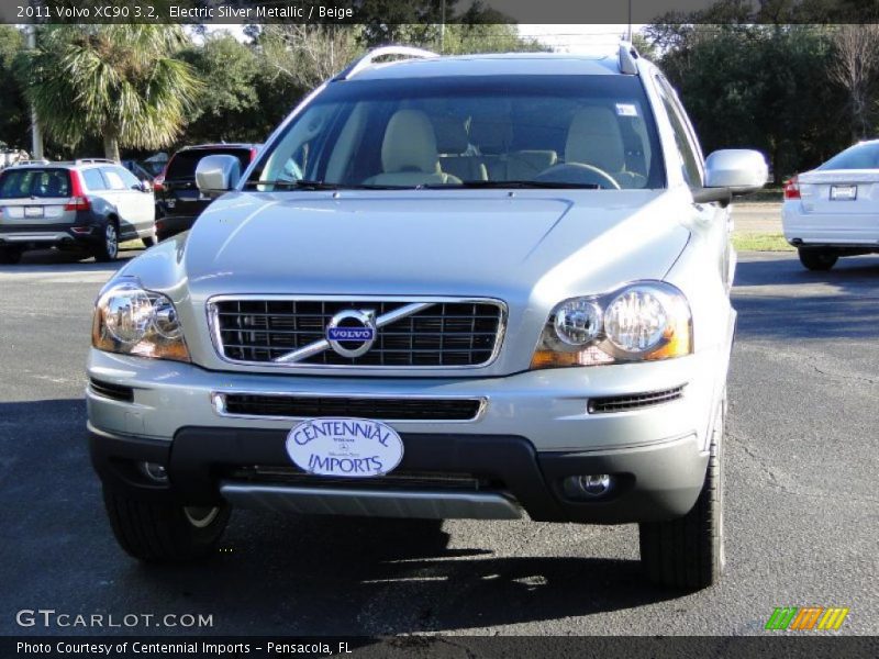 Electric Silver Metallic / Beige 2011 Volvo XC90 3.2