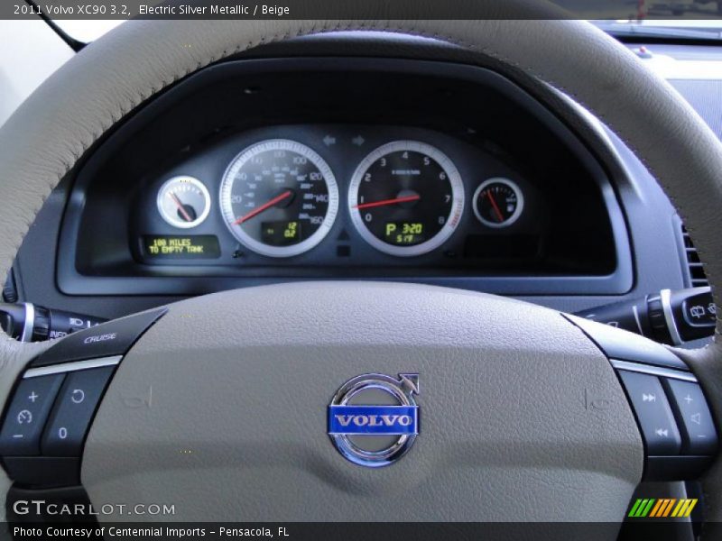 Electric Silver Metallic / Beige 2011 Volvo XC90 3.2