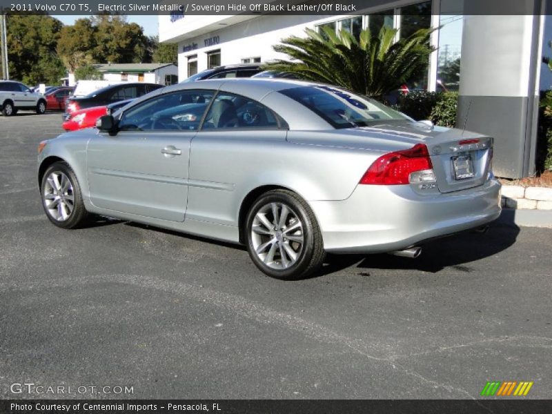 Electric Silver Metallic / Soverign Hide Off Black Leather/Off Black 2011 Volvo C70 T5