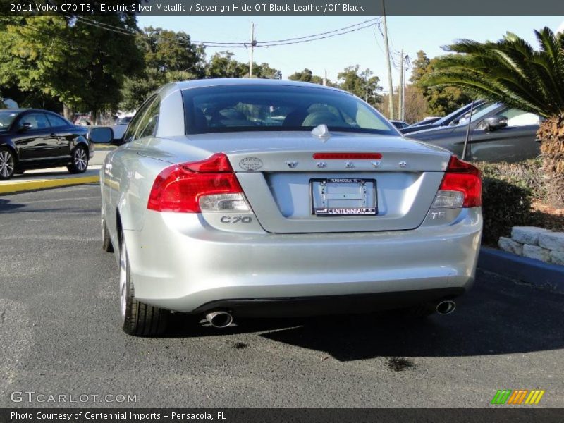 Electric Silver Metallic / Soverign Hide Off Black Leather/Off Black 2011 Volvo C70 T5