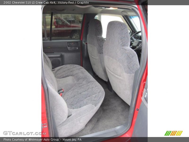 Victory Red / Graphite 2002 Chevrolet S10 LS Crew Cab 4x4