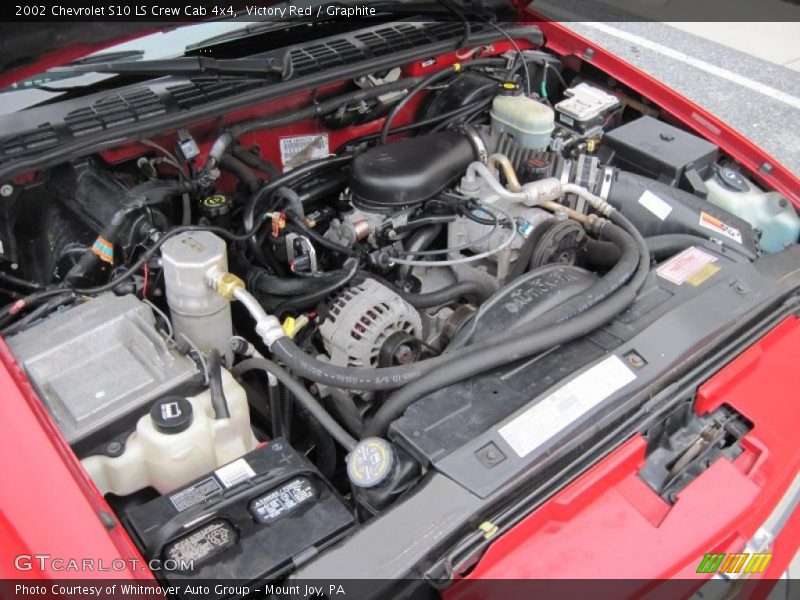  2002 S10 LS Crew Cab 4x4 Engine - 4.3 Liter OHV 12-Valve Vortec V6