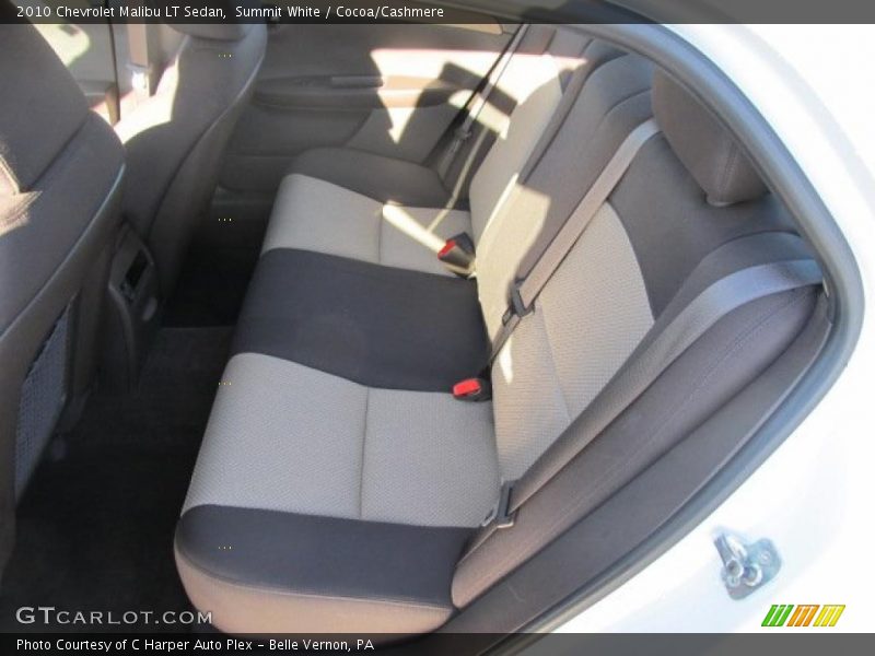 Summit White / Cocoa/Cashmere 2010 Chevrolet Malibu LT Sedan