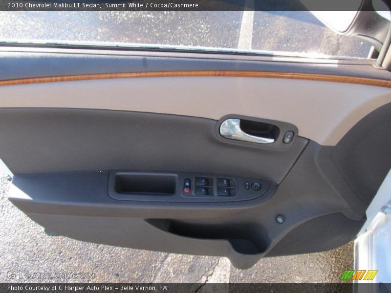 Summit White / Cocoa/Cashmere 2010 Chevrolet Malibu LT Sedan
